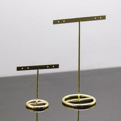 Decorbites™ Golden Geometrisches Schmuckdisplay-Regal – Desktop-Aufbewahrung & Heimdekoration