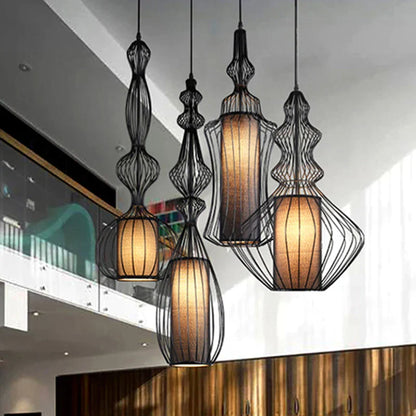 Decorbites™ Vogelkäfig-Kronleuchter Vintage-Industrielle Beleuchtung für Esszimmer im Landhausstil