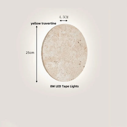 DecorBites™ LED Wall Lamp Sconce Yellow Travertine Waterproof Stair Light