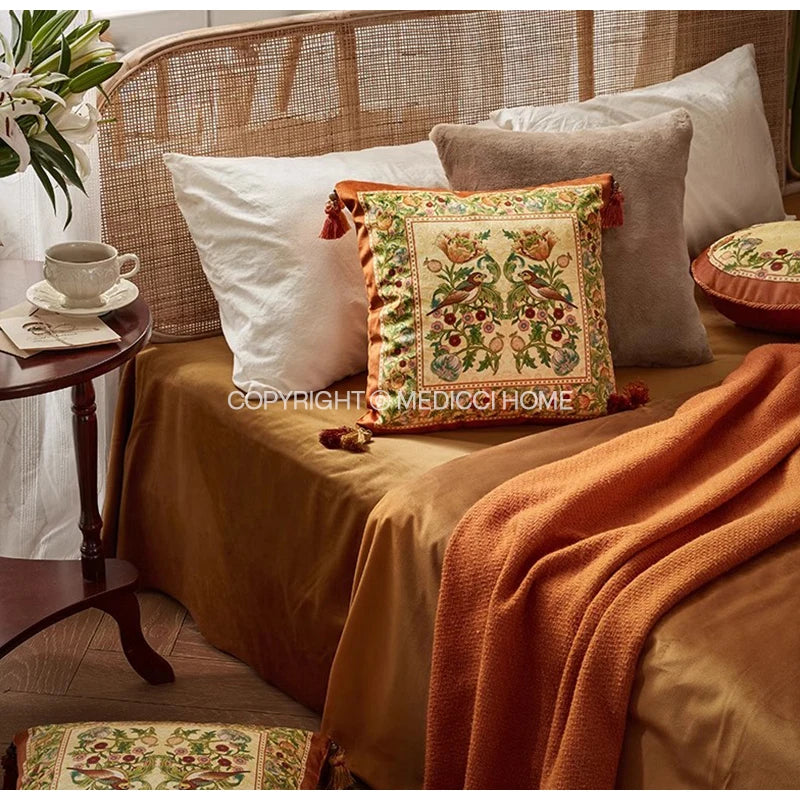 Tapestry Bird Cushion Cover