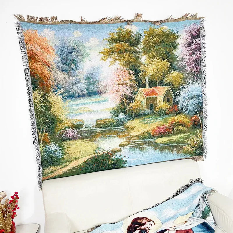 Decorbites™ Jacquard-Sofadecke - Vielseitige Picknickmatte für draußen & Bettüberwurf