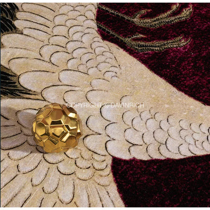 Decorbites™ Japanische Kraniche Weiches Plüschteppich - Luxuriöse Heimdekoration