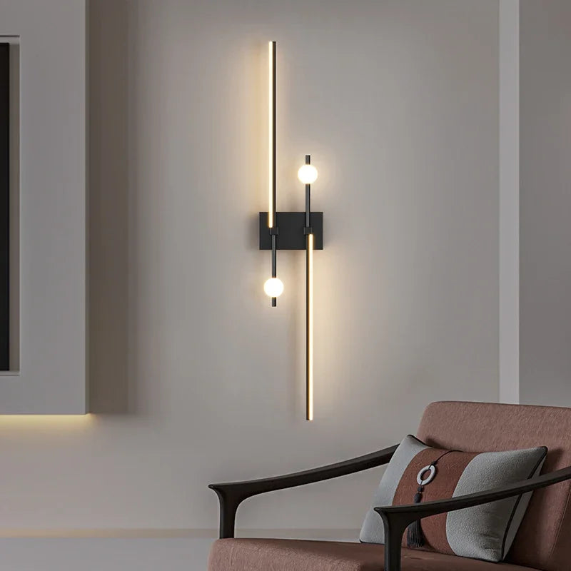Decorbites™ LED Wandlampe: Modernes langes Line-Design für Wohnzimmer, Schlafzimmer, Flur, Innenbeleuchtung