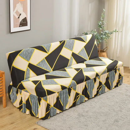 DecorBites™ Elastic Armless Futon Sofa Cover Slipcovers