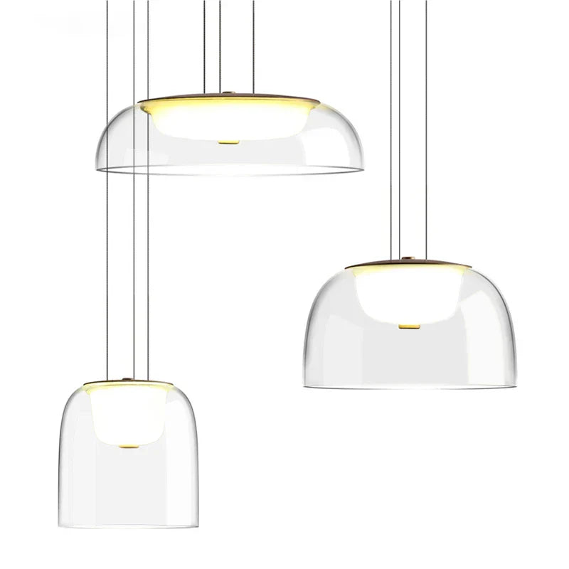 Decorbites™ Glas-Hängeleuchten Einfache Innenraum-Beleuchtung für Heimdekoration im Wohnzimmer und Esszimmer
