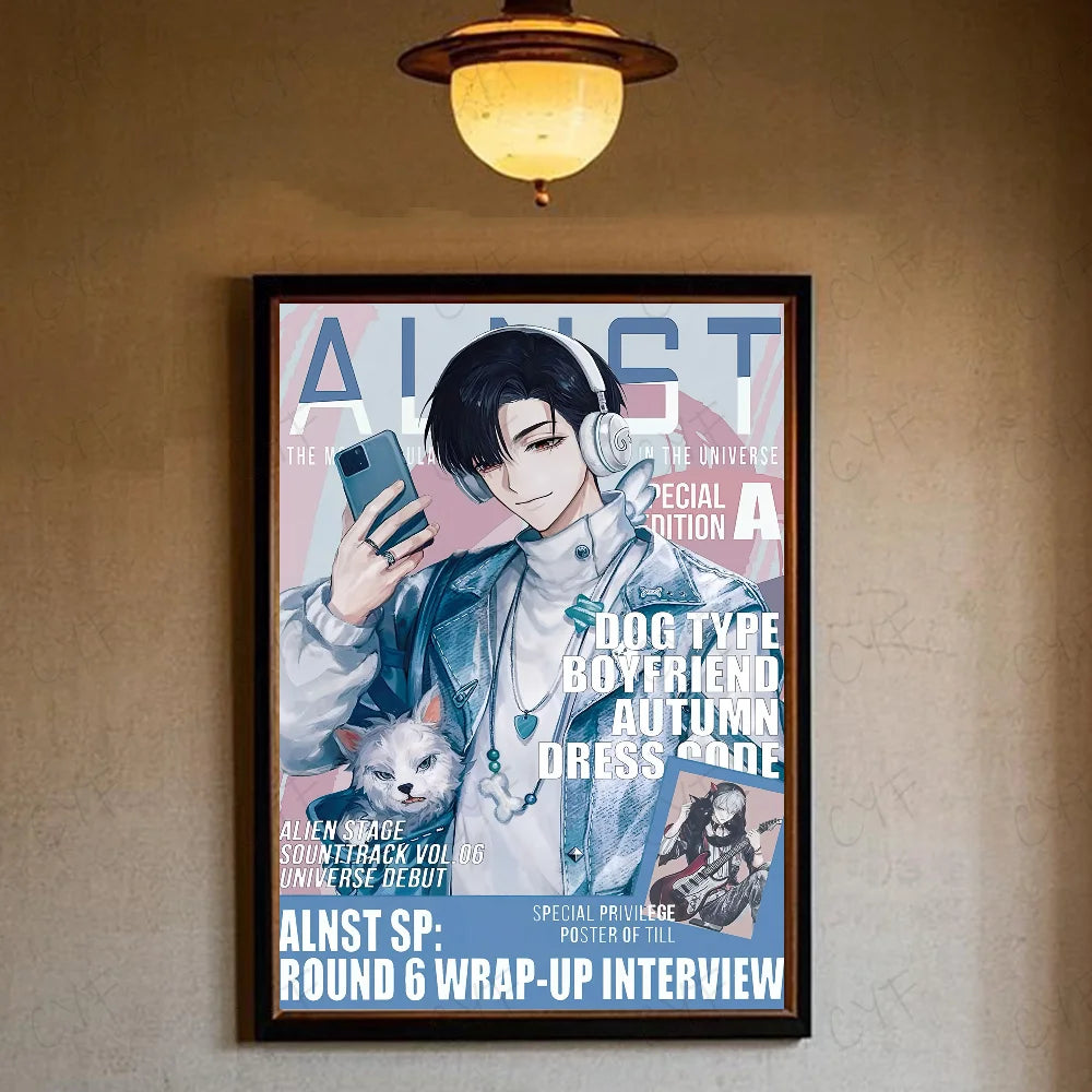 Alien Stage Anime Ivan Till Anime Poster Waterproof Wall Art High Quality Print Posters For Living Bedroom Retro Room Decor Gift