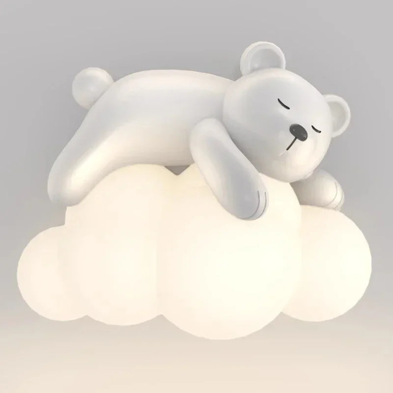 DecorBites™ Kids LED Bear Wall Lamps - Modern Princess Boy Girl Bedroom Lights