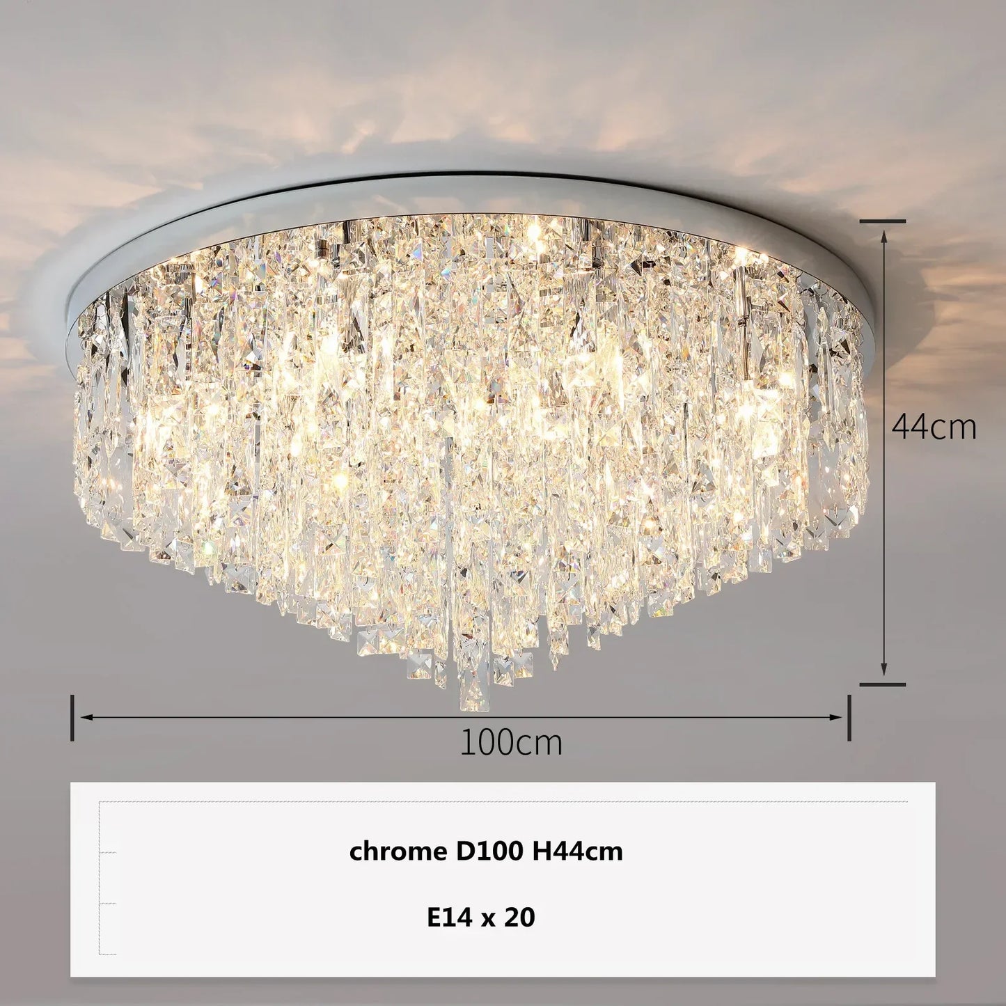 Decorbites™ Kristallstahl LED Deckenleuchter, modernes Art-Deco-Leuchtenobjekt