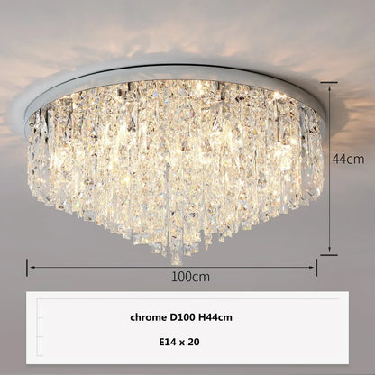 Decorbites™ Kristallstahl LED Deckenleuchter, modernes Art-Deco-Leuchtenobjekt