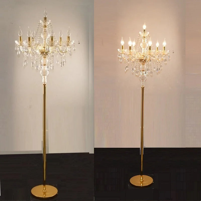 Decorbites™ Kristall-Stehlampe: Moderner französischer Stil für Wohnzimmer, Schlafzimmer, Esszimmer, Küche