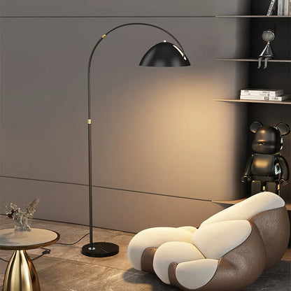 Decorbites™ LED Stehleuchte Gold Schwarz Metall Minimalistisch Modern Wohnzimmer Lampe