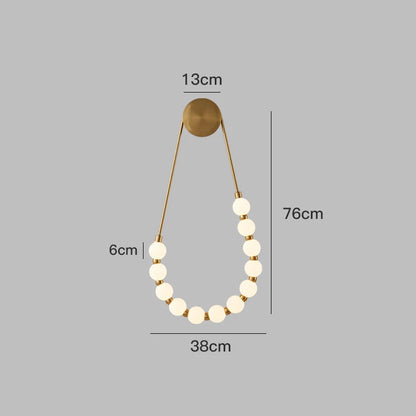 Decorbites™ Sahne Italienischer Stil Asymmetrische Zauberbohne Wandlampe