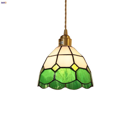 Decorbites™ Glas-LED-Hängeleuchte im Tiffany-Stil, handgenäht, für Esszimmerbeleuchtung