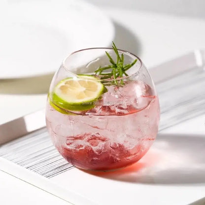 Decorbites™ 400ml Transparentes Glas-Kaffeetasse für Zuhause, Bar, Partys und Cocktails