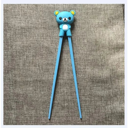 Decorbites™ Kinder-Lern-Chopsticks-Set Bär Panda Katze: Spaßiges Trainingsgeschenk für Kinder