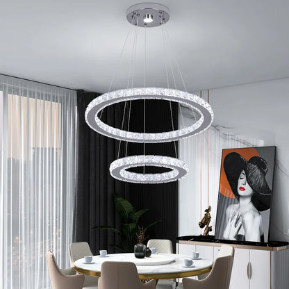 Decorbites™ Kristall-LED-Hängeleuchter, moderner nordischer Deckenleuchter für Wohn- und Esszimmer