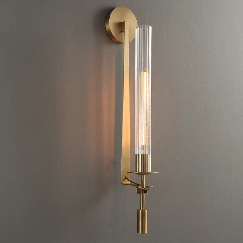 Gold Vintage Wall Sconce Retro Modern Style