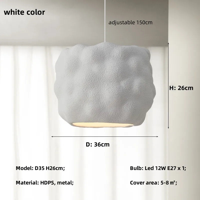Decorbites™ Pendelleuchten im cremigen Stil: Minimalistisches nordisches Design für Nachttisch, Restaurant, Bar