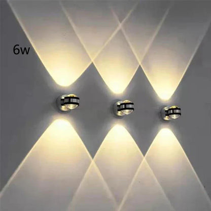 Decorbites™ Kristall-LED-Wandlampe mit Auf- und Ablicht für die Heimdekoration & das Wohnzimmer