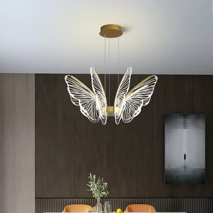 Decorbites™ LED-Schmetterlings-Deckenleuchter – Luxuriöse Hängeleuchte für Schlafzimmer, Wohnzimmer und Esszimmer
