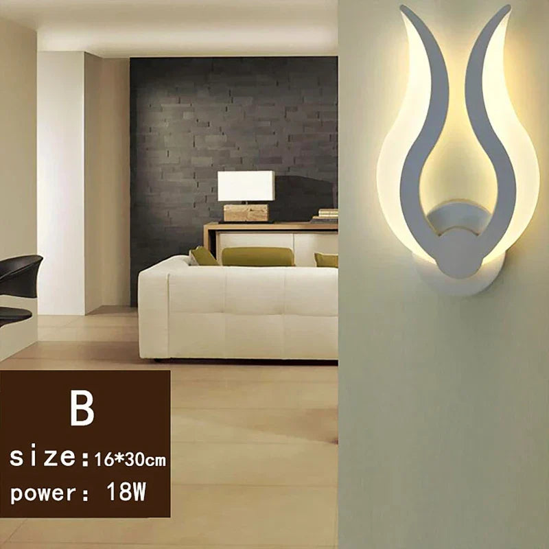 Decorbites™ Acryl-LED-Wandleuchte Moderne kreative Hintergrund-Wandleuchte für Wohnzimmer und Schlafzimmer im Haus
