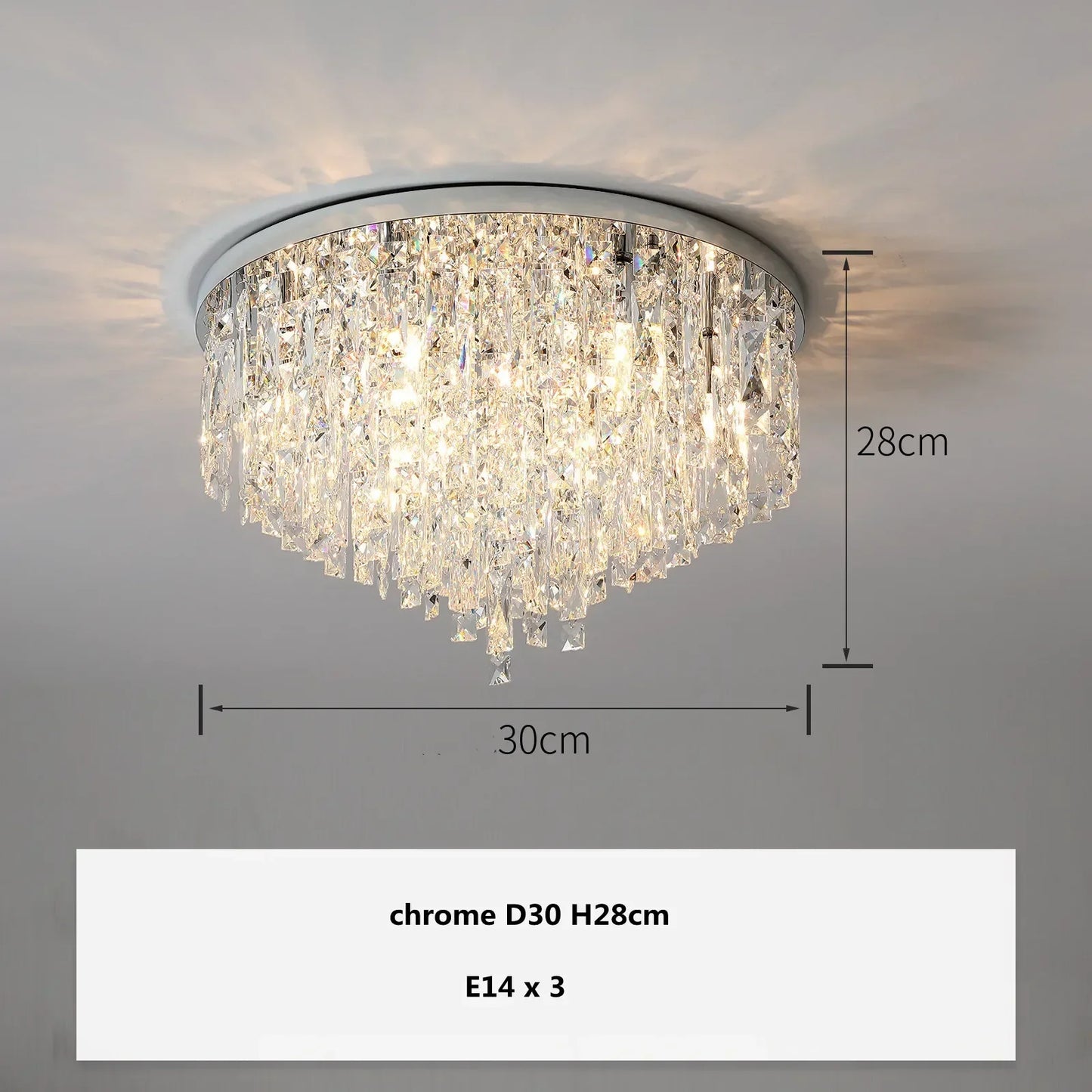 Decorbites™ Kristallstahl LED Deckenleuchter, modernes Art-Deco-Leuchtenobjekt