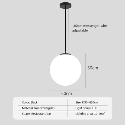Decorbites™ Glas-Kugelleuchten: Elegante Globus-Hängeleuchten für Zuhause, Restaurant & Bar.