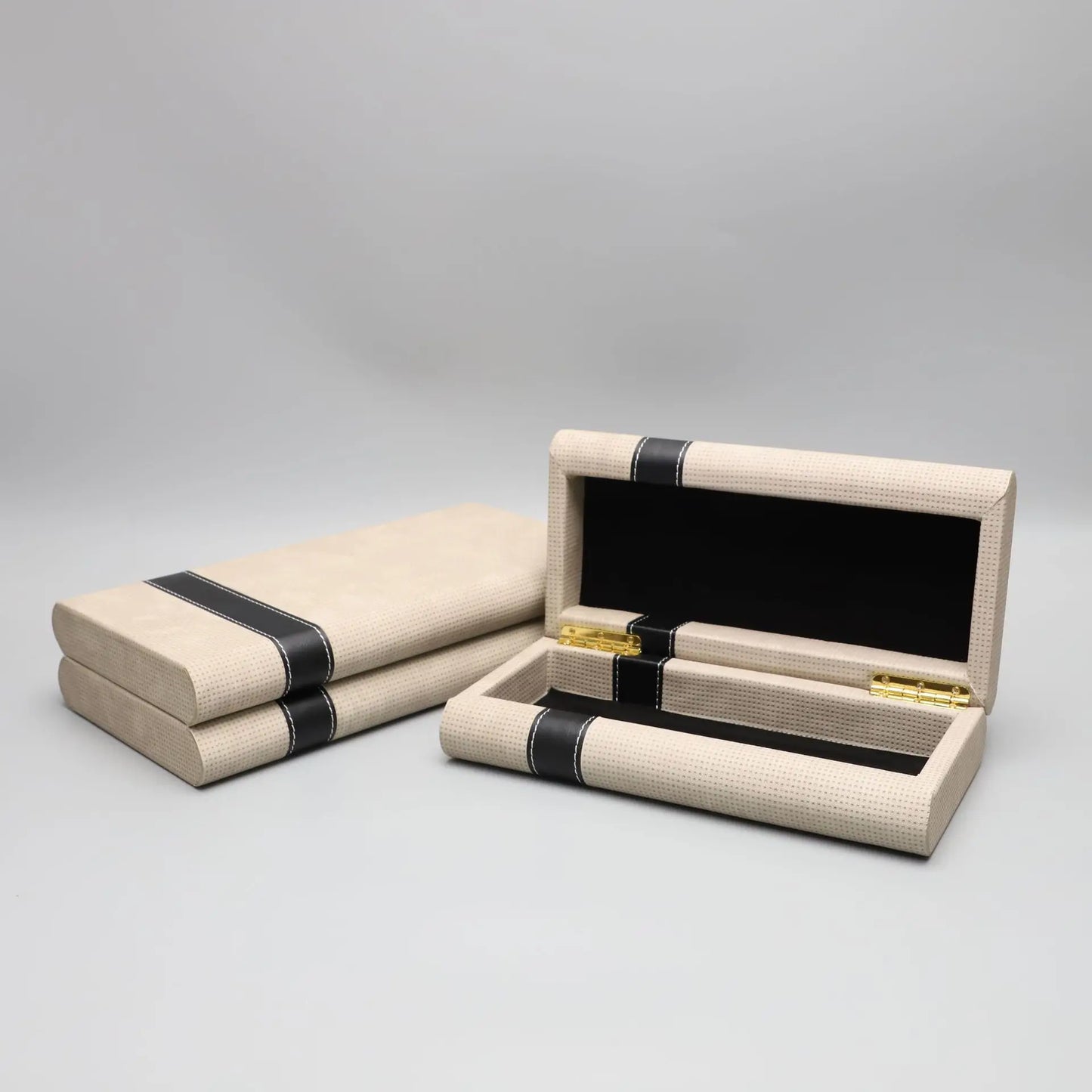 Decorbites™ Geometrische Schmuckaufbewahrungsbox mit Magnetverschluss Organisator Wohnraumausstattung
