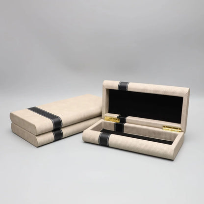 Decorbites™ Geometrische Schmuckaufbewahrungsbox mit Magnetverschluss Organisator Wohnraumausstattung