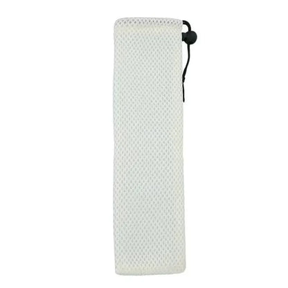 DecorBites™ Cotton Linen Cutlery Case Drawstring Bag for Travel and Home Dining