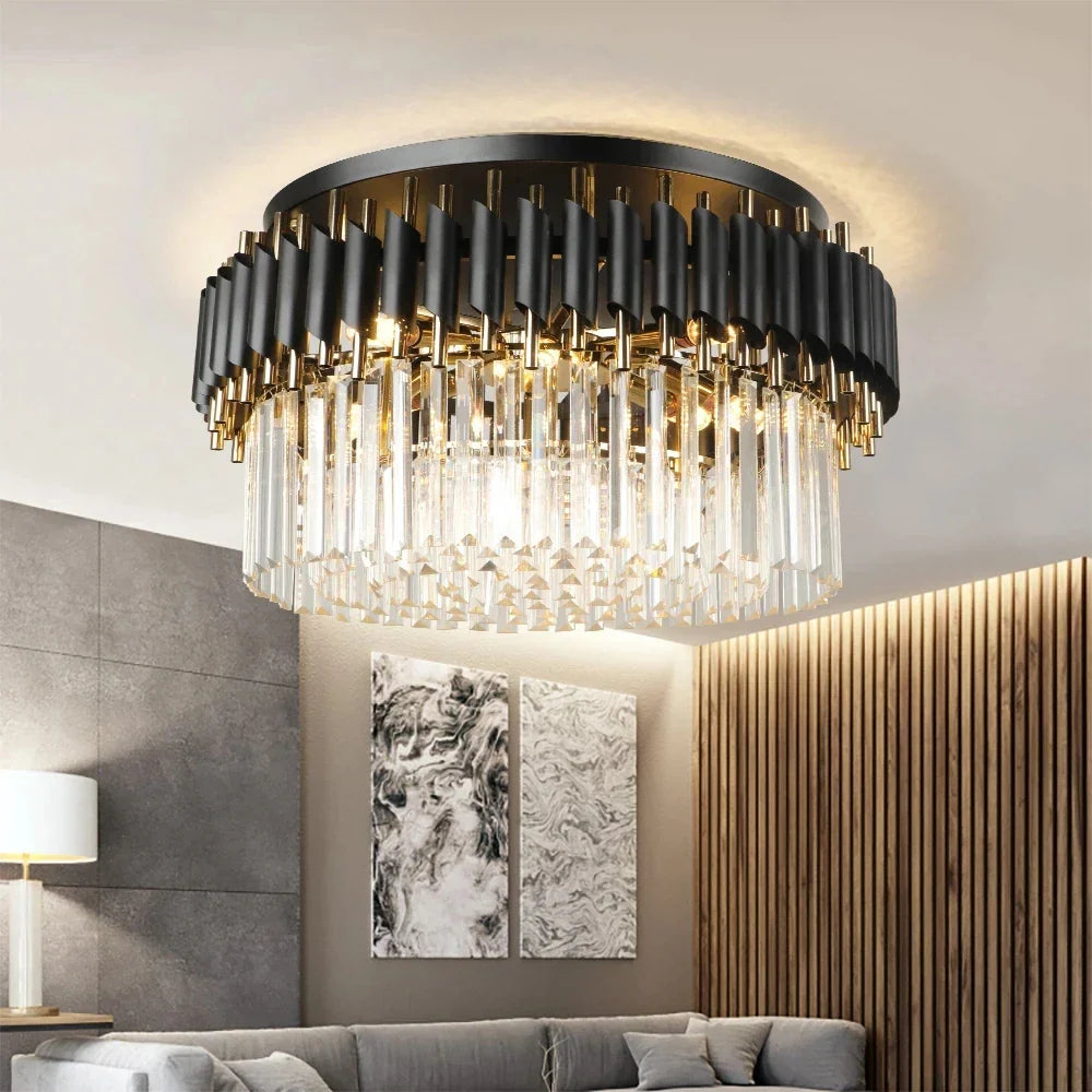 Crystal LED Kitchen Pendant