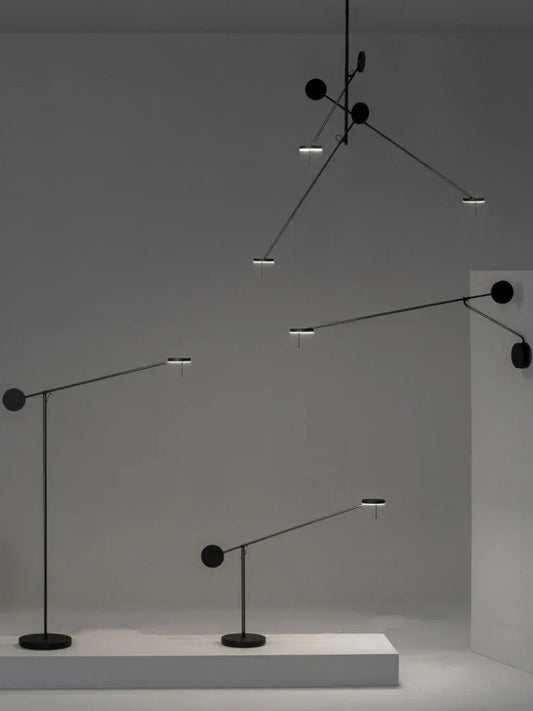 Decorbites™ verstellbare Schwanenhals-Wandleuchte in Schwarz für Schlafzimmer & Arbeitszimmer
