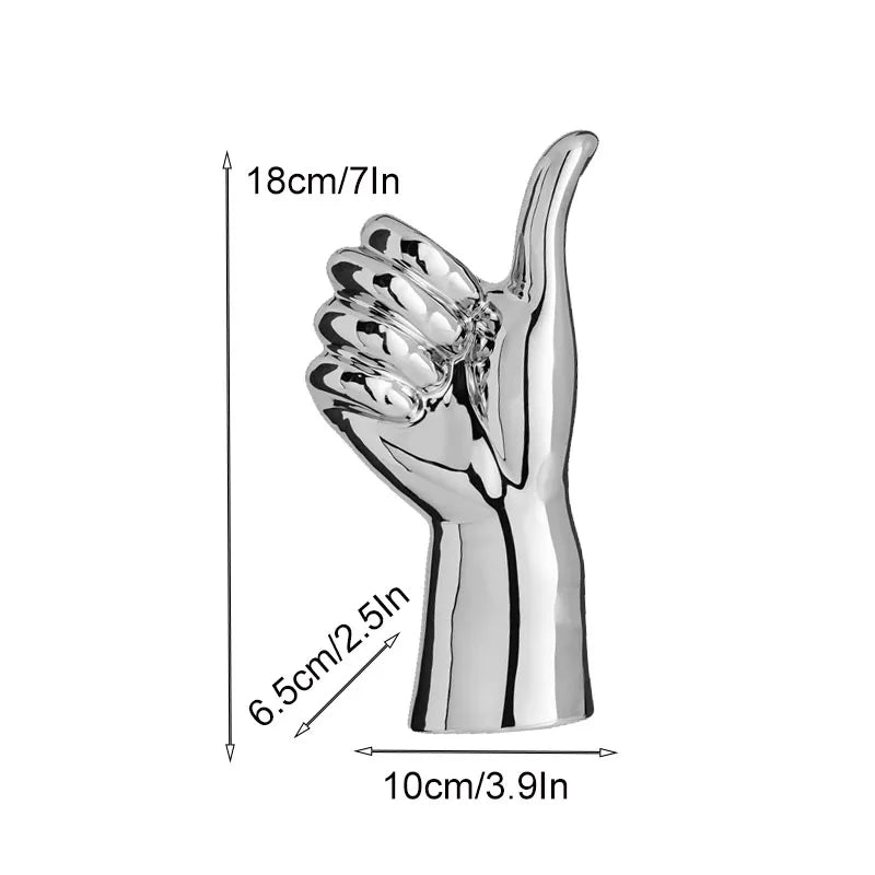 Decorbites™ Hand-Liebesgeste-Figur Skulptur für Zuhause und Schreibtisch-Dekoration