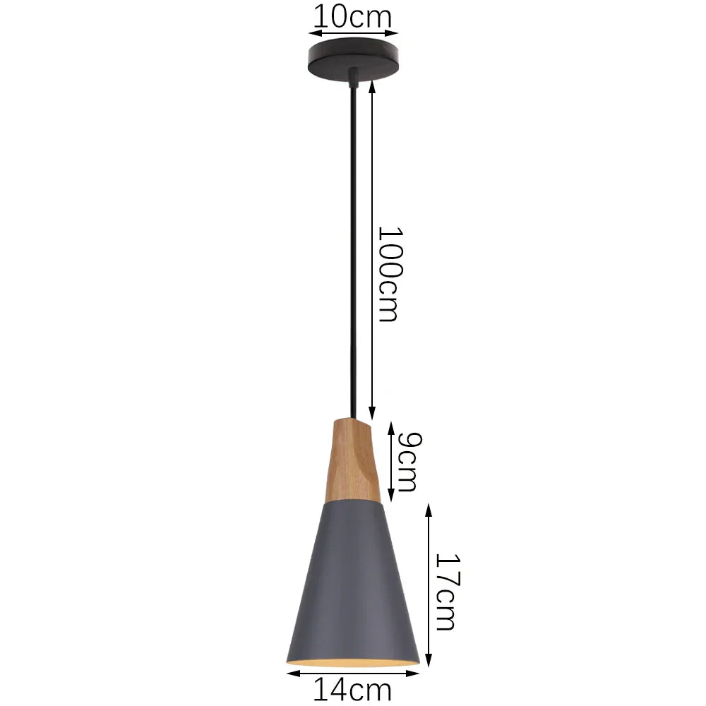 Decorbites™ Industrielle Pendelleuchte Modern Vintage Retro Loft Hängelampe Nordisches Design