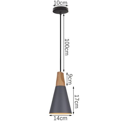 Decorbites™ Industrielle Pendelleuchte Modern Vintage Retro Loft Hängelampe Nordisches Design