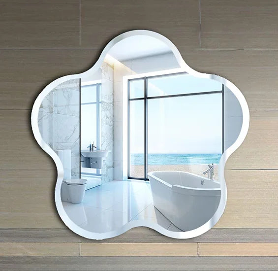 Decorbites™ Herzförmiger Acryl-Splittersicherer Wandspiegel-Dekor für Schlafzimmer, Wohnzimmer