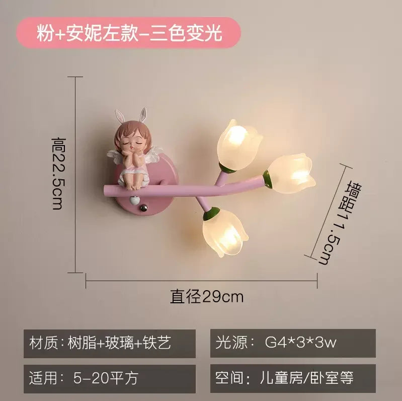 Decorbites™ LED-Wandleuchte für Kinderzimmer – Cartoon-Beleuchtung für die Kinderstube