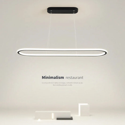 Decorbites™ Gold Oval LED-Kronleuchter dimmbar für Esszimmer als Pendellampe