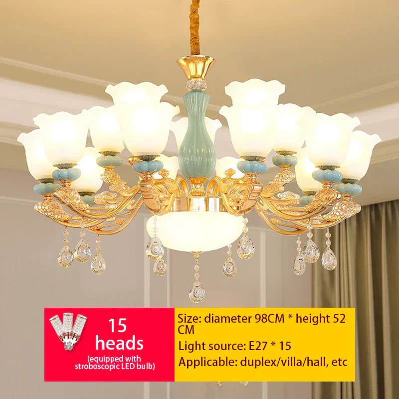 Modern European Chain Chandelier