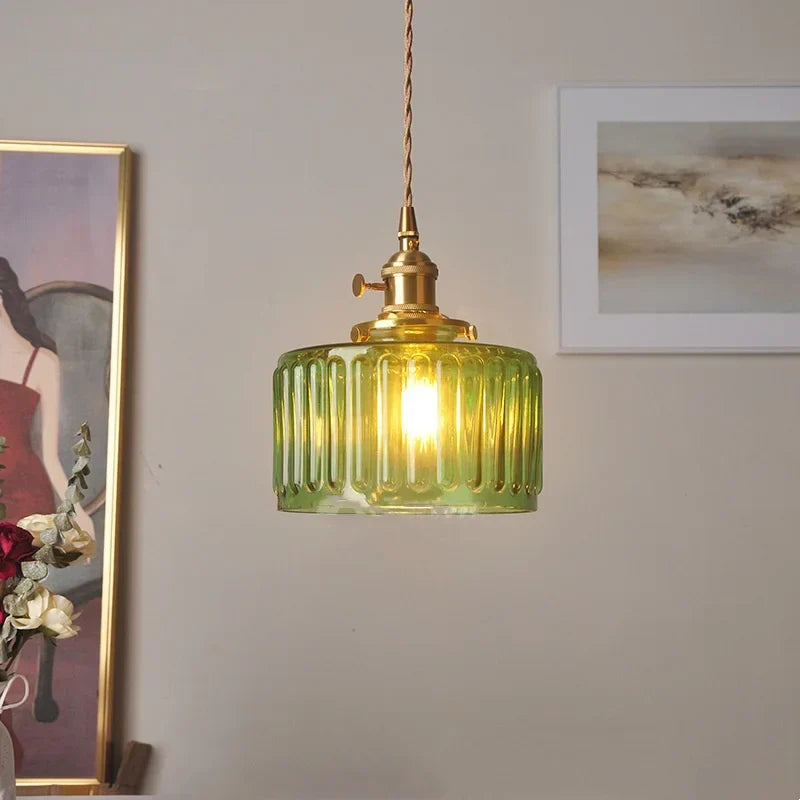Nordic Green Hanging Lamp