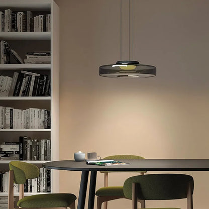 DecorBites™ Glass Plate Ceiling Pendant Lights LED Fixture