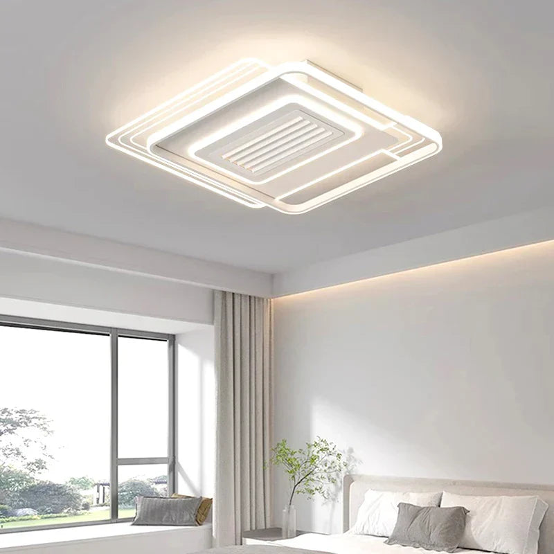 Decorbites™ Kinderzimmer-Deckenventilator mit Fernbedienung & Licht - Moderner blattloser LED-Ventilator