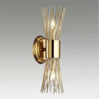 Decorbites™ Gold Edelstahl Glas Wandlampen für Schlafzimmer, Esszimmer, Gang Wandbeleuchtung