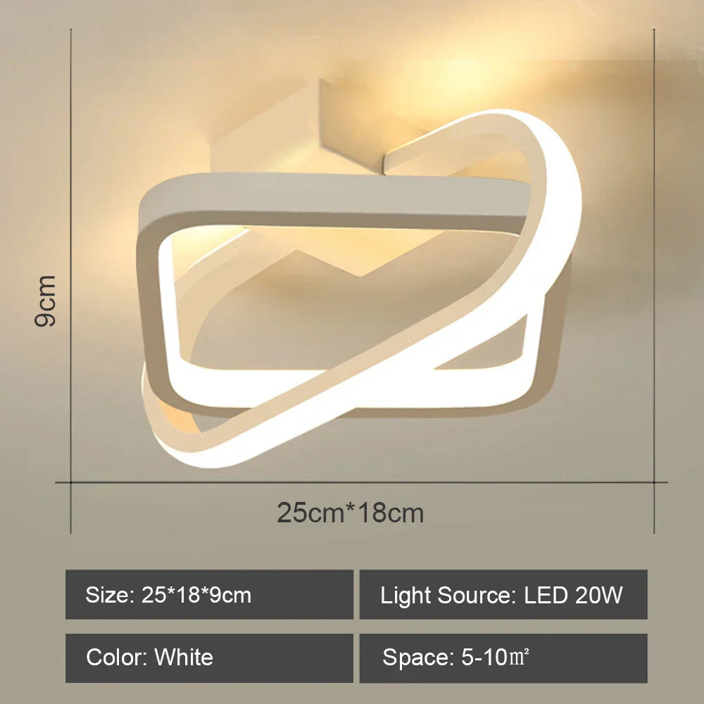 Decorbites™ LED-Deckenleuchte für modernes Wohnzimmer- und Schlafzimmerbeleuchtung