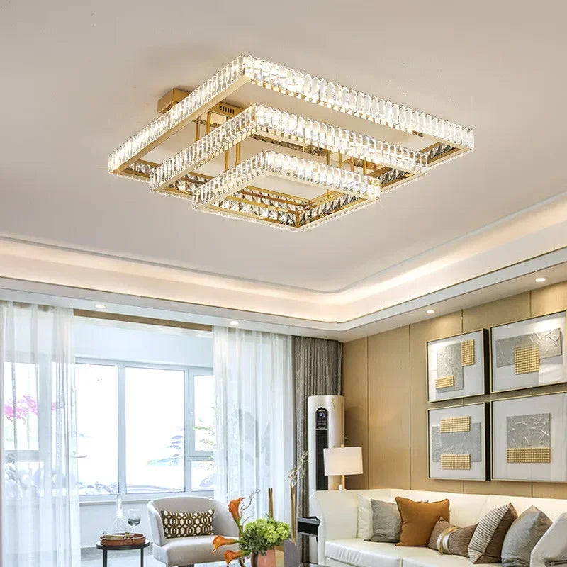 Decorbites™ Kristall-LED-Deckenleuchter: Intelligente, dimmbare Beleuchtung für das Schlafzimmer