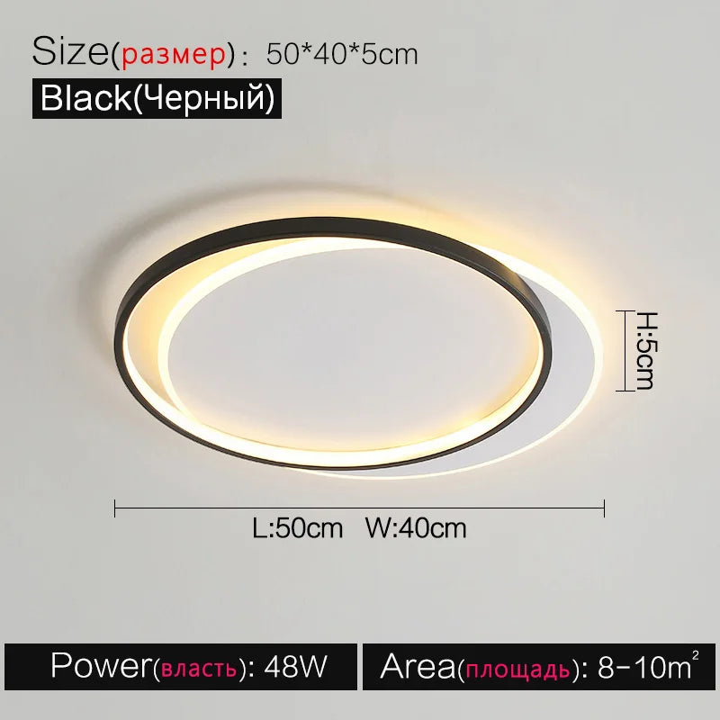 Decorbites™ LED-Deckenleuchte-Set – Modern minimalistisches nordisches Schlafzimmer-Wohnzimmer-Beleuchtung