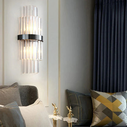 DecorBites™ Crystal LED Wall Lamp Modern Luxury Light Gold Sconces for Living Room Bedroom