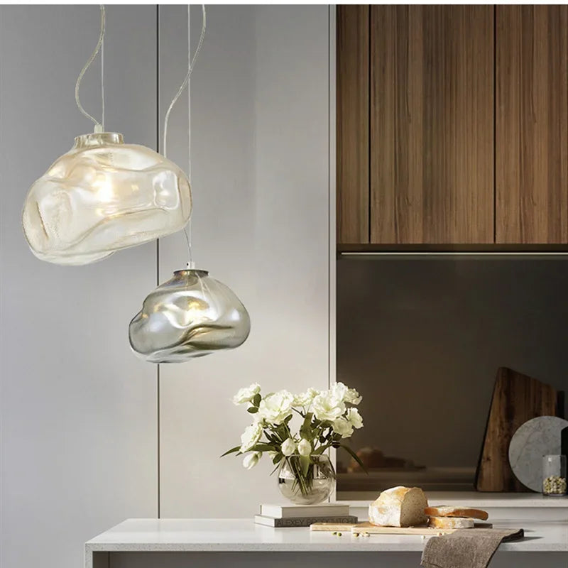 Decorbites™ Wolken-Glas-Hängeleuchten | Nordisch Moderne Geblasene Kristall-Hängelampen