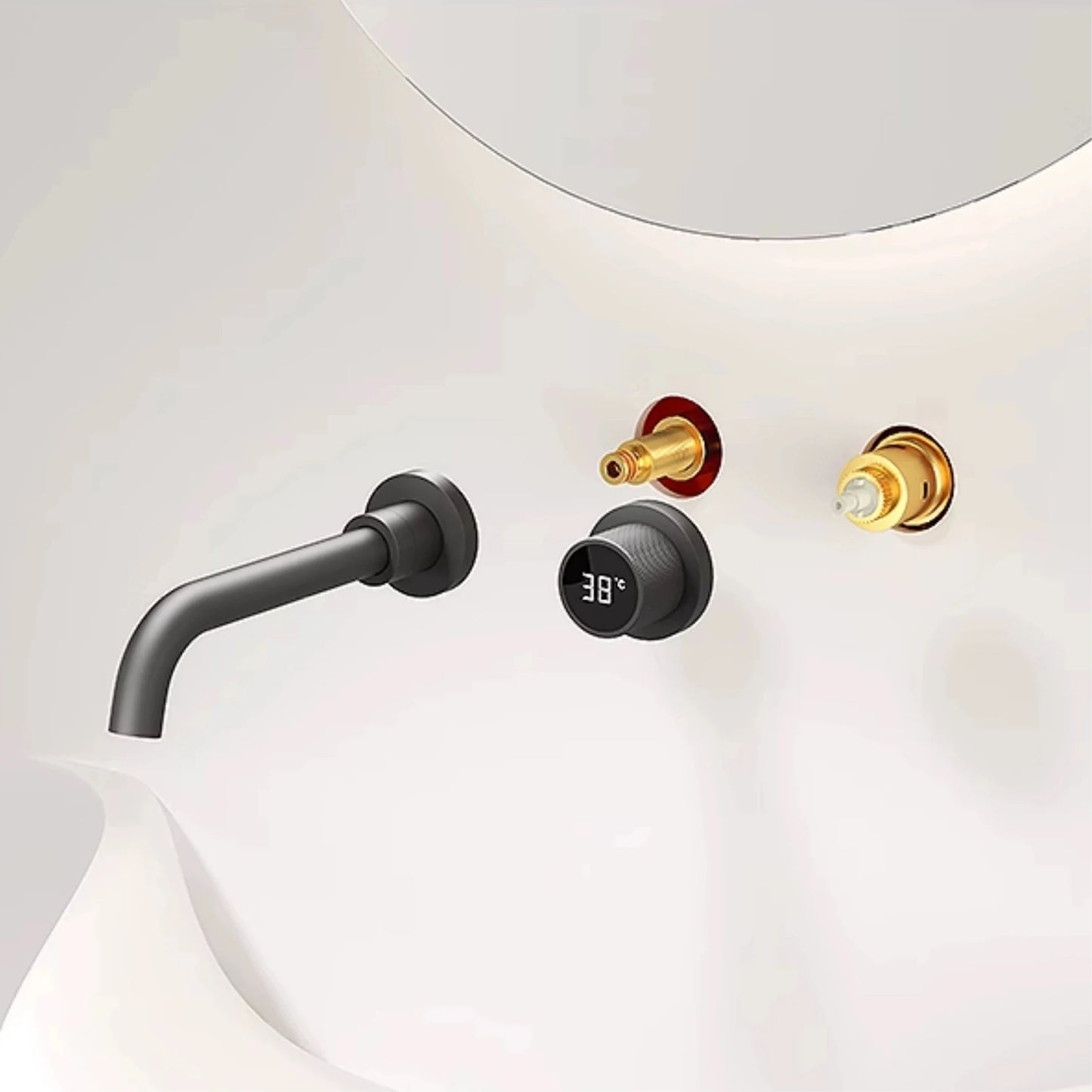 Bathroom Faucet Wall Mount Brass