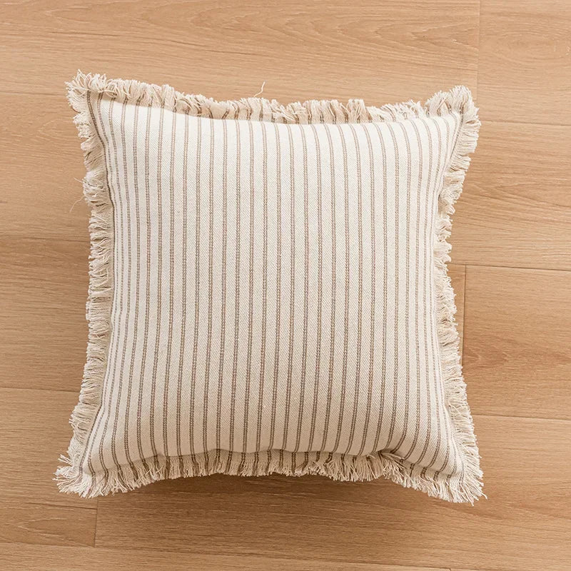 Decorbites™ Geometrisches Tufting-Beige-Graues Kissenbezug Nordischer Stil für Moderne Dekoration